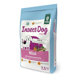 Green Petfood InsectDog Mini Trockenfutter für ausgewachsene kleine Hunde mit Insektenprotein getreidefrei 7,5 kg - 7,5 kg – Bild 1 von 3