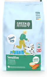Green Petfood InsectDog Sensitive Hundetrockenfutter mit Insekten und Reis für erwachsene Hunde 10 kg – Bild 1 von 11