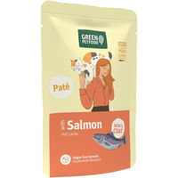 Produktbild von Green Petfood Katzen Nassfutter Adult Paté Lachs Getreidefrei Monoprotein Skin & Coat 8 x 85 g