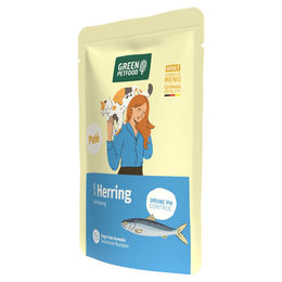 Green Petfood Katzen Nassfutter Pastete Huhn und Hering getreidefrei ohne Zucker 85 g 8 Stück – Bild 1 von 1