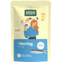 Produktbild von Green Petfood Katzenpastete Hering getreidefrei und ohne Zucker zur Unterstützung der Harnwege