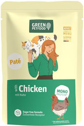 Green Petfood Katzenpastete Huhn Monoprotein Getreidefrei Sensitive – Bild 1 von 3