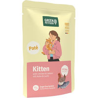 Produktbild von Green Petfood Kitten Paté Huhn & Lachs getreidefrei ohne Zucker 8 x 85 g