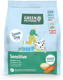 Produktbild von Green Petfood Sensitive Hundefutter mit Insekten und Reis 5x900 g