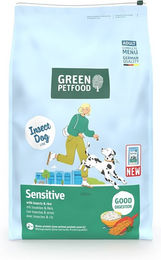 Produktbild von Green Petfood Sensitive Insekten und Reis Hundefutter 2x10 kg