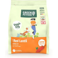 Produktbild von Green Petfood VeggieDog Trockenfutter Rote Linse Adult 900 g vegan ohne tierisches Protein