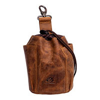 Produktbild von Greenburry Vintage Futterbeutel Braun aus Nylon 11x15,5x8cm