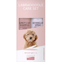 Produktbild von Greenfields Hundeshampoo Geschenk Set für Labradoodle mit hypoallergener Pflege für lockiges Fell 2 x 250 ml