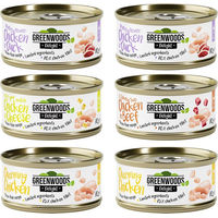 Produktbild von Greenfields Probierpaket Stückchen in Sauce Huhn Ente Rind Getreidefrei 6 x 70 g - 6 x 70 g