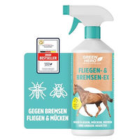 Produktbild von GreenHero Bremsen-EX Fliegenspray für Pferde 500 ml Türkis - 500 ml