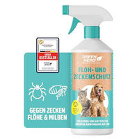 Produktbild von GreenHero Floh- und Zeckenschutz Spray für Hunde und Katzen 500 ml - 500 ml