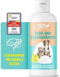 GreenHero Floh- und Zeckenshampoo für Hund und Katze 250 ml - 250 ml – Bild 1 von 13