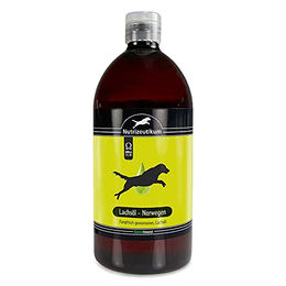 Greenhound Schecker Lachsöl aus Norwegen als Haut-Fell-Supplement für Hunde und Katzen 1L - 1 l – Bild 1 von 2