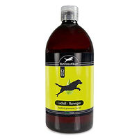 Produktbild von Greenhound Schecker Lachsöl aus Norwegen als Haut-Fell-Supplement für Hunde und Katzen 1L - 1 l