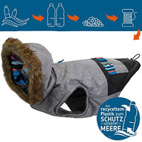 Produktbild von Greenhound SOS Hundemantel Grau Gr. M wasserabweisend und warm für den Winter