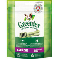 Produktbild von Greenies Zahnpflege-Kausnacks für große Hunde über 23kg VOHC zertifiziert 3 x 170 g - 3 x 170 g