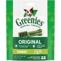 Produktbild von Greenies Zahnpflege-Snacks Mini für Hunde 170g VOHC zertifiziert - 3 x 170 g