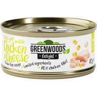 Produktbild von Greenwoods Delight Huhn Stückchen in Sauce Getreidefrei Hoher Fleischanteil 24 x 70 g - 24 x 70 g