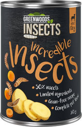 Produktbild von Greenwoods Hund Nassfutter Insekten mit Kartoffeln und Karotten getreidefrei Adult 6 x 375 g - 24 x 375 g