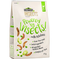 Produktbild von Greenwoods Hundefutter Insekten mit Kartoffeln Erbsen und Favabohnen getreidefrei Adult 3 kg
