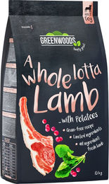 Produktbild von Greenwoods Hundefutter Lamm mit Kartoffeln Spinat und Cranberries Adult Getreidefrei 4 x 1,5 kg