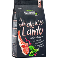 Produktbild von Greenwoods Hundefutter Lamm mit Kartoffeln Spinat und Cranberries Adult Getreidefrei 4 x 1,5 kg