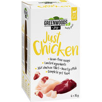 Produktbild von Greenwoods Joy Katzen Nassfutter Hühnerfilet Stückchen in Sauce Adult Getreidefrei 6 x 85 g