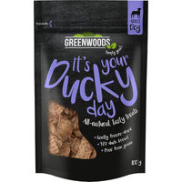 Produktbild von Greenwoods Nuggets Ente Belohnungssnack getreidefrei und glutenfrei 5 x 100 g - 5 x 100 g