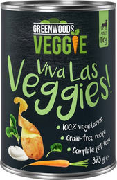 Produktbild von Greenwoods Veggie Hundefutter Adult Getreidefrei mit Joghurt Kartoffeln Karotten und Spinat 6 x 375 g - 6 x 375 g