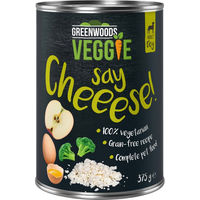 Produktbild von Greenwoods Veggie Hundefutter Adult mit körnigem Frischkäse, Ei, Apfel und Brokkoli getreidefrei 6 x 375 g - 24 x 375 g