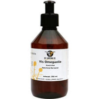 Produktbild von Groene Os Fischöl Omega Nahrungsergänzung für Hund und Katze zur Unterstützung von Haut, Fell und Gelenken 250 ml