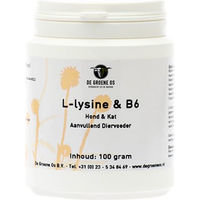 Produktbild von Groene Os L-Lysine B6 Immunstärkung und Haut & Fell Pflege für Hund und Katze 100 g