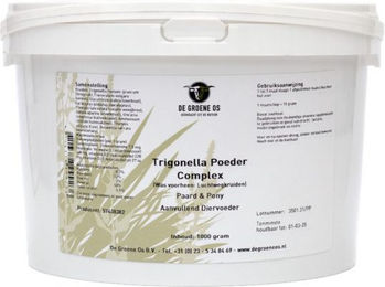 Groene Os Trigonella Pulver Complex Atemwegskräuter für Pferd und Pony 1 kg – Bild 1 von 1