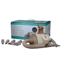 Produktbild von Groomers Secret Hunde-Haartrockner in Beige mit 4 Anbauteilen