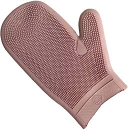 Grooming Deluxe Bürste aus Gummi in Rosa – Bild 1 von 5