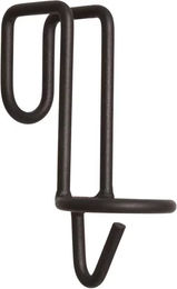 Produktbild von Grooming Deluxe Eimerhalter für Pferde aus Edelstahl in Schwarz