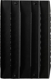 Grooming Deluxe Eisenstriegel aus Metall in Schwarz – Bild 1 von 3