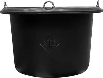 Grooming Deluxe Futtereimer aus Kunststoff Schwarz 25L – Bild 1 von 4