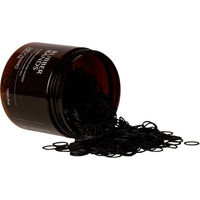 Produktbild von Grooming Deluxe GD Einflechtgummis für Mähnen- und Schweifpflege in Schwarz und Transparent 1500 Stück
