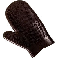 Produktbild von Grooming Deluxe Gummipflegehandschuh Bürste Braun