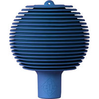 Produktbild von Grooming Deluxe Gummischutzball Blau für das Longieren von Pferden