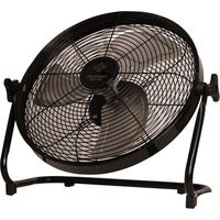 Produktbild von Grooming Deluxe Kabelloser Ventilator mit Akku und Ladegerät Schwarz 46cm