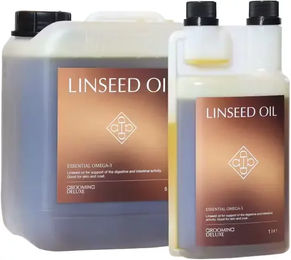 Grooming Deluxe Leinöl Ergänzungsfuttermittel für Pferde 5 l – Bild 1 von 3