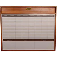 Produktbild von Grooming Deluxe Magnetischer Stallplaner aus Bambus in XL in Braun und Beige