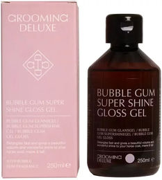 Grooming Deluxe Mähnen- und Schweifpflege Glanzgel Bubble Gum 250 ml für Pferde – Bild 1 von 5