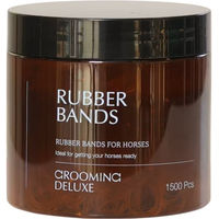 Produktbild von Grooming Deluxe Mähnengummis Schwarz für Pferde