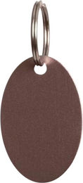 Grooming Deluxe Namensplakette Oval in Altrosa Größe M – Bild 1 von 3