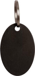 Grooming Deluxe Namensplakette Oval Schwarz Größe M – Bild 1 von 3