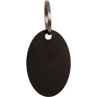 Produktbild von Grooming Deluxe Namensplakette Oval Schwarz Größe M