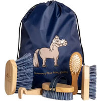 Produktbild von Grooming Deluxe Pferdebürstentasche Sammy Blau Pony